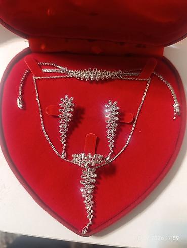 Zərgərlik dəstləri: Ağ qızıl, 585 Əyar — 11