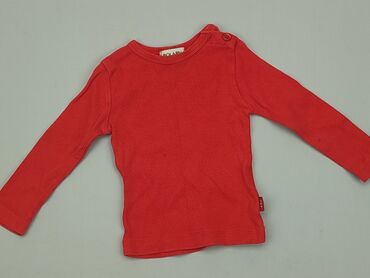 czerwone bluzki wizytowe: Bluzka, 6-9 m, stan - Dobry