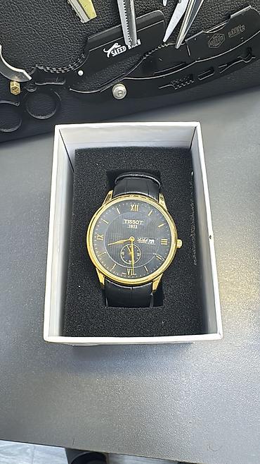 saat omega: Tissot kişi qol saatı – klassik dizayn - Korpus: Qızılı tonlu — 3