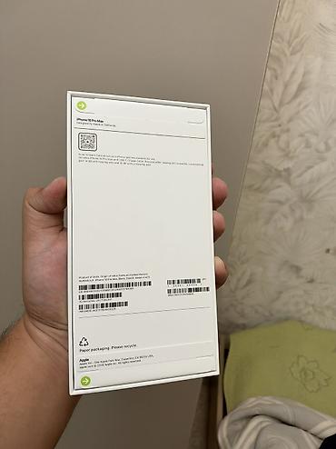 Уюлдук телефондор жана аксессуарлар: IPhone 18 Pro Max, Жаңы, 256 ГБ, Кара, Кабель, Куту, 100 % — 2
