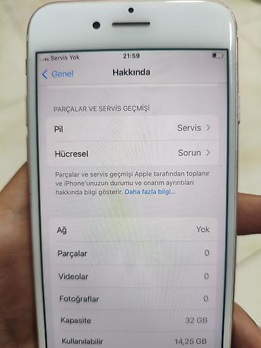 iphone sr: IPhone 7, 32 GB, Rose Gold, Barmaq izi — 5
