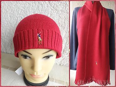 "Polo Ralph Lauren" Kapa + Šal / ONE SIZE ⭕ Stanje: Nekorišćeno sa