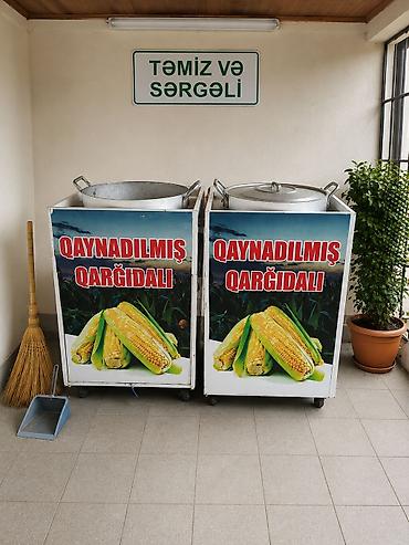 Оборудование для ресторанов, кафе: Seyyar satiş ucun qargadali aparati. Qazan tutumu 60/100 arasidi. 1 — 1