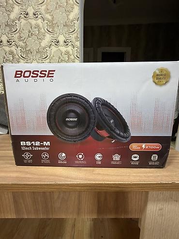 ring: BOSSE Audio BS12-M – 12 düym subwoofer Xüsusiyyətlər: - Maks. güc — 3