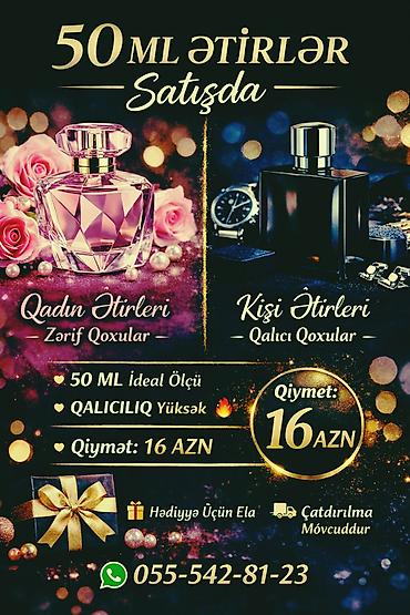 epic adventure parfüm: 50 ml ətirlər – qadın və kişi üçün - Qadın ətirləri: zərif, romantik — 1