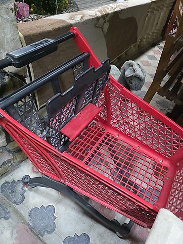 Оборудование для магазинов: Plastik supermarket arabası 0555617672 - Material: möhkəm plastik — 2
