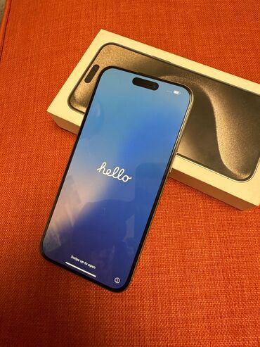 инструменты для телефона: IPhone 15 Pro Max, Колдонулган, 512 ГБ, Desert Titanium, Куту, 86 %