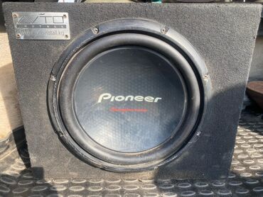 куплю бу стиральная машина: Автозвук комплект: сабвуфер Pioneer + моноблок Kenwood - Сабвуфер
