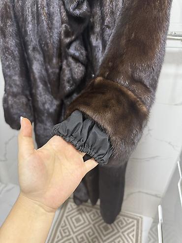 Шубы: Шуба, Норка, Длинная модель, Италия, L — 7