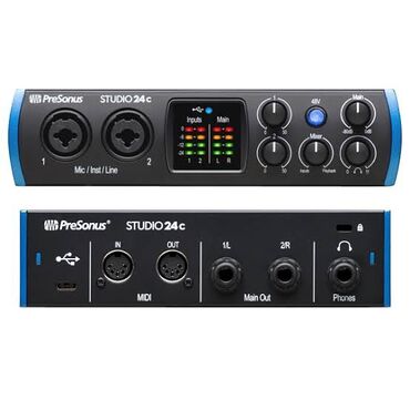 аудио интерфейс: Аудиоинтерфейс PreSonus Studio 24c - Формат: USB‑C аудиоинтерфейс 2