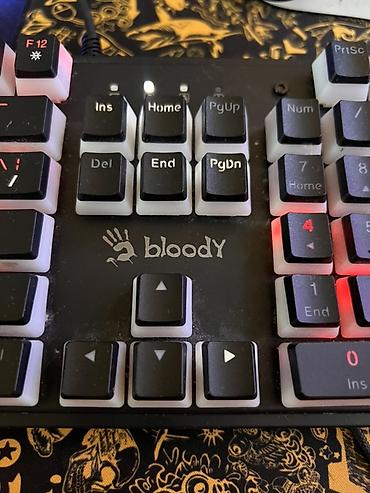 bloody a60: Клавиатура, Bloody, Механическая, Проводное подключение, Размер: 100% — 3