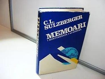 levis majce: MEMOARI 7 kontinenata i 40 godina Sulzbergerizdavač: globusgodina — 5