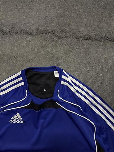 idman sort: Futbolka, Adidas, L, rəng - Göy — 3