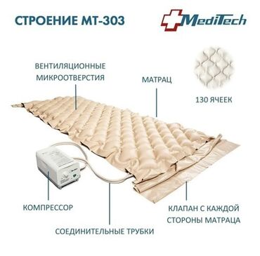 Медицинское оборудование: Противопролежневая система ячеистого типа MediTech MT-303 Матрас