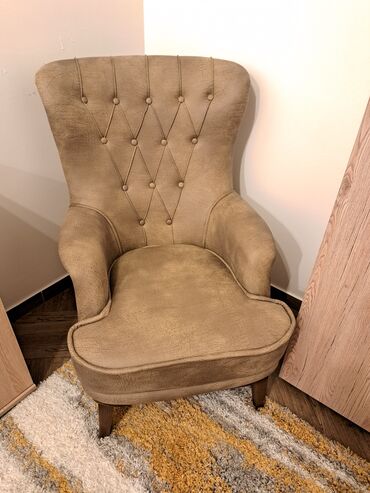 podmetaci za nogare stolice: Leather, color - Brown, New
