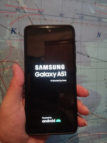 samsung c7: Samsung Galaxy A51, 128 GB, rəng - Mavi, Sensor, İki sim kartlı, Face ID