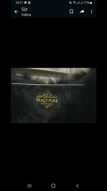 Kürklər: Biset temiz tulku. tuku mexli son qiymet 200 man L S. M — 2