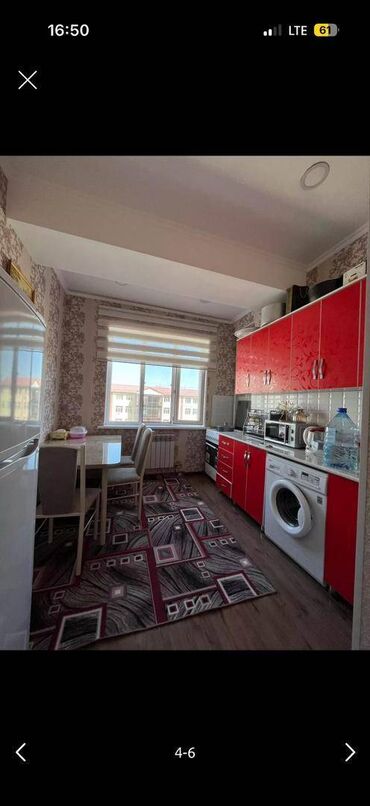 продаю квартиру тоголок молдо фрунзе: 1 комната, 35 м², Элитка, 4 этаж, Евроремонт