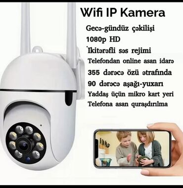 Videomüşahidə: Wifi ile işləyir 360 dərəcə dönür