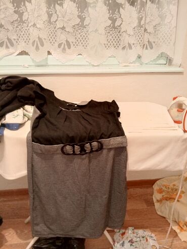 Другая женская одежда: Женский комплект одежды 1) Платье-футляр с поясом - Верх: черный — 1