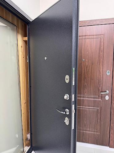 Двери для домов и квартир, Металлическая, Одностворчатая, Российская, цвет - Серый