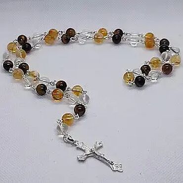 Ogrlice: Lančić, Handmade, Materijal: Kristal, Perlice, Srebro — 16