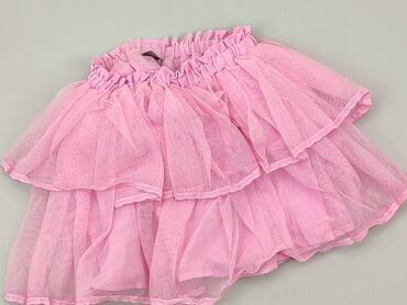 spódniczka z falbankami w kwiaty: Skirt, Little kids, 4-5 years, 104-110 cm, condition - Very good