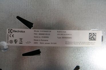 Šporeti i ugradne ploče: Electrolux model ehf6343fox, ugradna ringla dobijena iz vana, mislim — 9
