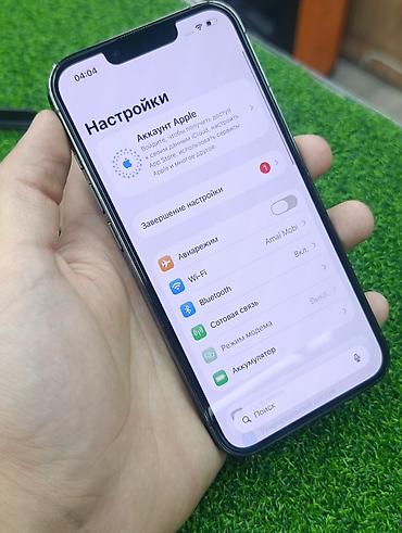 aipad mini: IPhone 13 Pro, Б/у, 256 ГБ, Alpine Green, Чехол, 74 % — 5