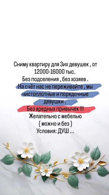 с подселения: 1 комната, 28 м², С мебелью