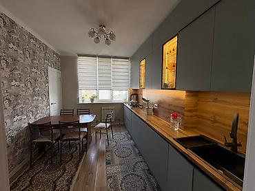 2х комнатная квартира токмок: 2 комнаты, 68 м², Тунгуч мкр 5 этаж, Дизайнерский ремонт — 5