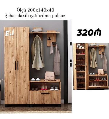 wfaner: Dəhliz üçün çoxfunksiyalı şkaf-komod dəsti - Ölçü: 200 x 140 x 40 sm — 1