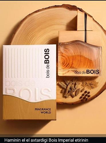 orginal canta: Fragrance World Bois De Bois ətri. *ORİGİNAL DUBAY istehsalı✅️ *Güclü — 1