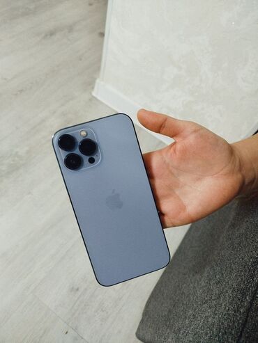 батарейку для нетбука: IPhone 13 Pro Max, Жаңы, 256 ГБ, Sierra Blue, 90 %