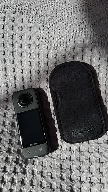 Экшн-камера Insta360 X3 с фирменным чехлом - Съёмка 360° двумя