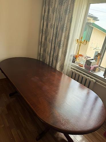 study table: Большой стол из натурального карагача. Производство Кыргызстан. длина — 1