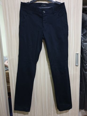 zara мужская одежда: Брюки Zara, XS (EU 34), цвет - Черный