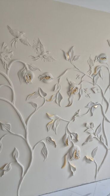 Malyar işləri: Xidmət: Fərdi divar rəsmləri və relyef (stuko) dekoru Təsvir: - — 18