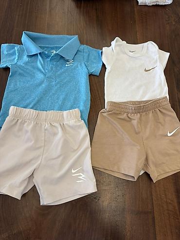 farmerke diskver: Komplet odeće za bebe/dečake – Nike sportski setovi - Set 1: plava — 1