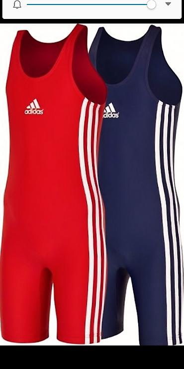 xxs: Трико для борьбы ADIDAS Цвет: синий, красный и черный Все размеры в — 2