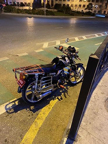Motosikletlər: - MX49, 80 sm3, 2024 il — 2