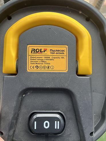 Строительное оборудование: Мощный промышленный пылесос ROLF TOP-60360L, предназначенный для — 3