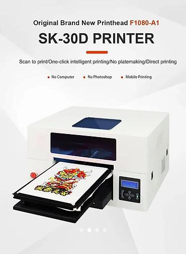 printer sublim: Satılır — DTG Printer və Heat Press Dəsti 🔹 DTG Printer SK30D 🔹 — 8