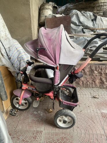 трёхколёсные велосипеды для детей от 1 года: Балдар үчүн велосипед, 3 дөңгөлөктүү, 1 - 3 жаш, Кыз үчүн, Колдонулган