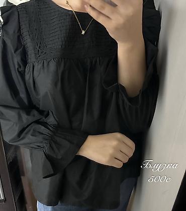 Другая женская одежда: Женская одежда 1) Платье-макси черного цвета - Запах и V-образный — 5