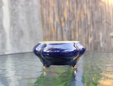 barokna ogledala: Porcelanska činija„Echt Cobalt” – Martinroda - Materijal: fini — 2