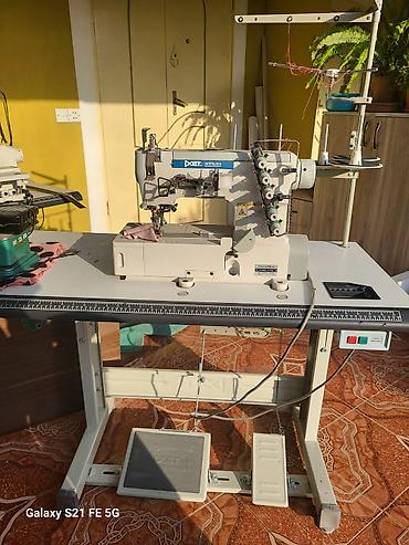 interlok tikiş maşını nedir: Sənaye tipli interlok tikiş maşını – DOT markası. İstifadə olunmayıb — 2