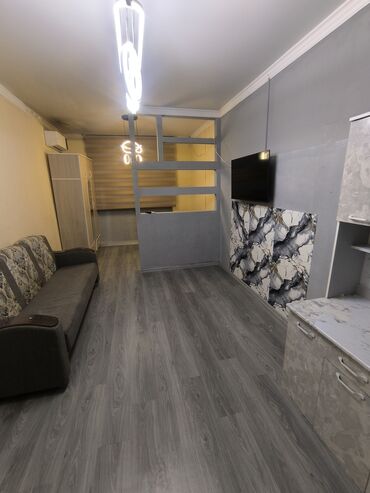 бишкек квартира 1 комнат: 18 м², С мебелью