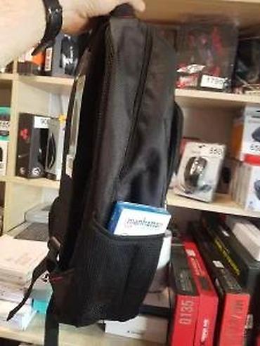 Futrole i torbe za laptopove: Ruksak za laptop – AGON M100 - Klasičan crni ruksak sa više pregrada — 16