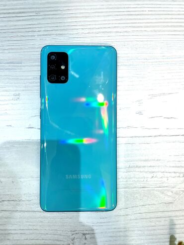 �������������� �� 6 �������� �� �������������� в Кыргызстан | Samsung: Samsung A51 | 128 ГБ цвет - Синий | Сенсорный, Две SIM карты, Face ID